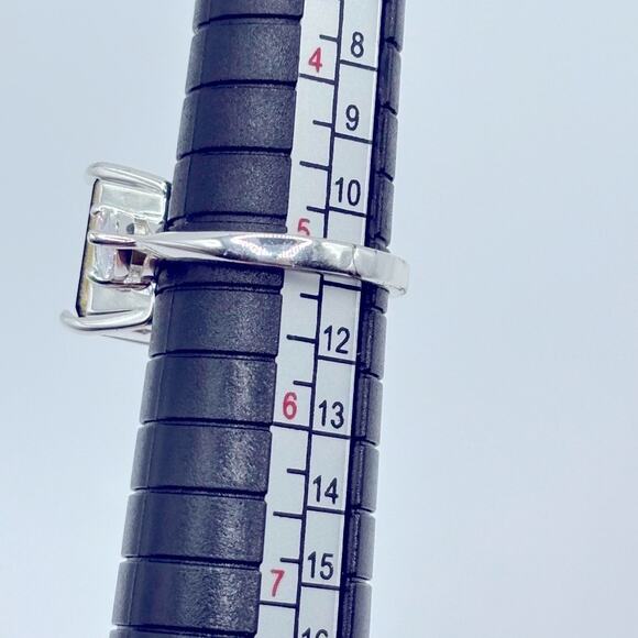 NWOT Charter Club Size 5 Ring with Faux Sapphire & CZ Accents - Picture 3 of 3